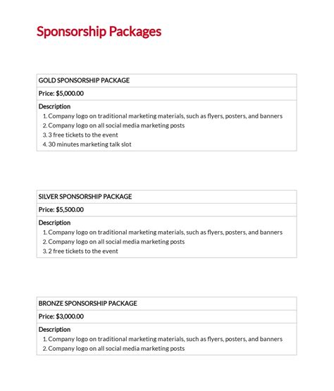 Sports sponsorship template. Things To Know About Sports sponsorship template. 