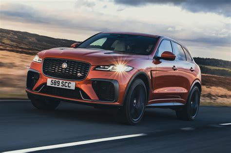 Sports suvs. ULTIMATE PERFORMANCE. Delivering greater performance, agility and dynamism than ever before, Jaguar F-PACE SVR is the pinnacle of our award-winning model line-up. Featuring recalibrated handling and throttle response and Dynamic Launch. European model shown. 