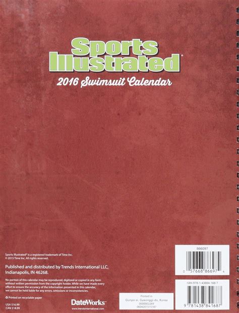 Download Sports Illustrated Swimsuit 2020 Engagement Planner By Trends International