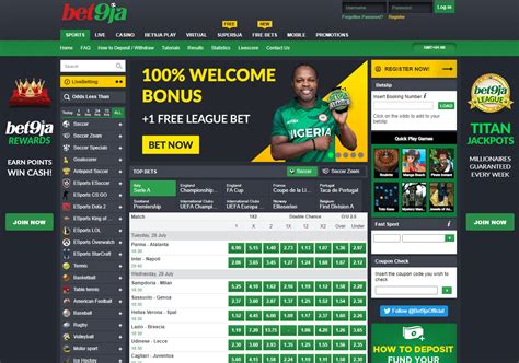 Sports.bet9ja.com. Nigeria number one betting website. Visit Bet9ja for high odds on soccer and the best live betting service. Deposit fast and play on Racing, Casino and Virtuals. 