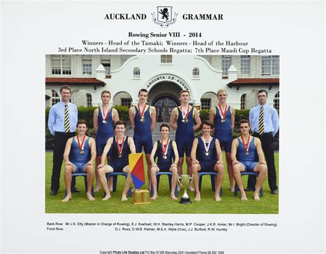 Sportspeople: 1st VIII Rowing Coach - Melbourne Grammar School