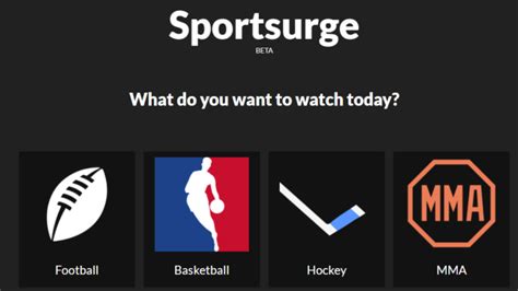 Another best stream2watch alternatives 2022 to watch sports online If you’re seeking for a free sports streaming service that has games like football, hockey, boxing, MMA, motorsports, basketball, and so on, SportSurge is the place to go. There will very probably be advertisements that will interrupt the live broadcast, but it is all free, so .... 