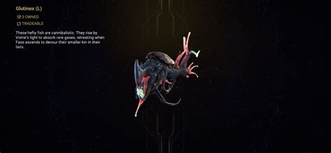 Image via Digital Extremes. Tubular Gill System is a crafting resource in Warframe that is commonly used in the creation of Mutagens for revivification. The resource can be obtained from certain .... 