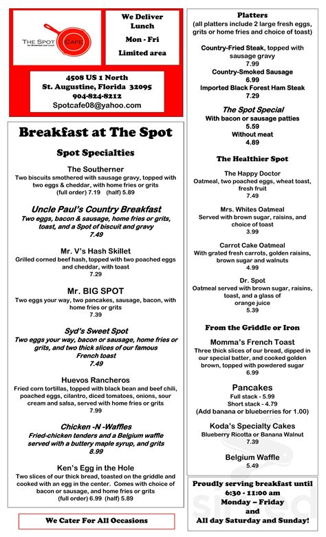 Spot cafe. The Spot Cafe, Watertown, Massachusetts. 398 likes · 626 were here. A Family-Owned breakfast and launch restaurant. Fresh ingredients, amazing bread, and a friendly sta 