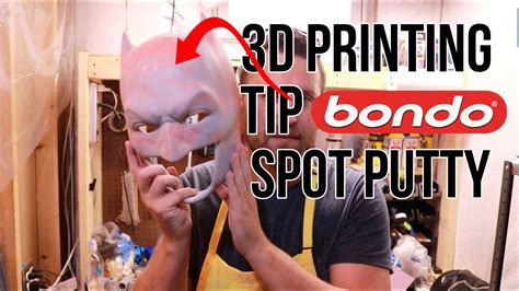 Spot putty 3d print. &nbsp;Please print with supports and remove supports with t...