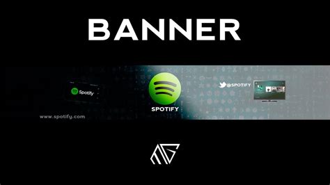 Spotify Banner Template