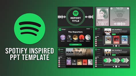 Spotify PowerPoint Designers Presentation & Pitch Deck Design Services