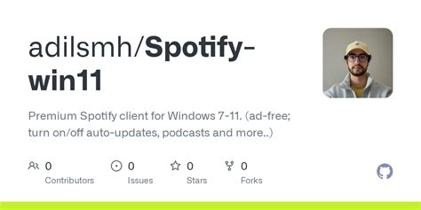 Spotify premium github pc. ) - adilsmh/Spotify-win11 A multi-purpose adbl...
