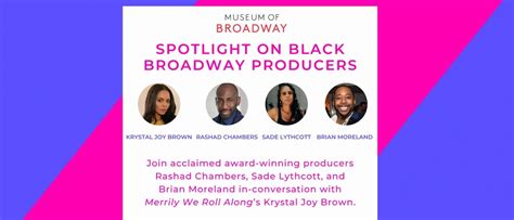 Spotlight on Black Broadway Producers: Brian Moreland