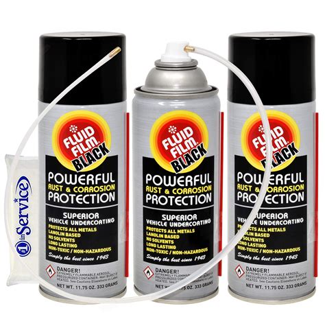 fluid film spray. automotive undercoating