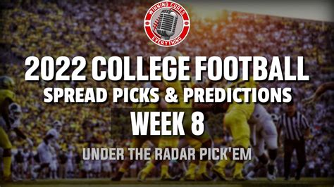 Spread Options: College football Week 8 picks against the spread