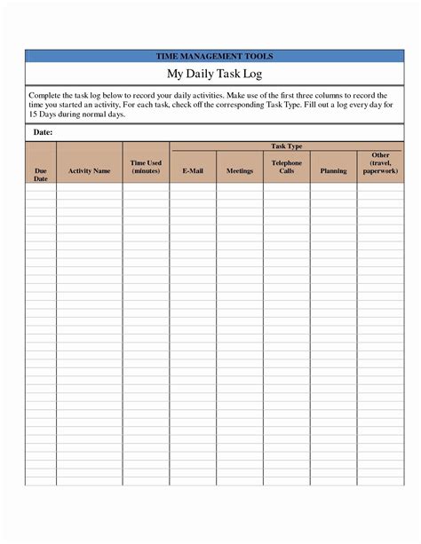 Spreadsheet Tasks in Excel Timesheet Template With Tasks Unique Daily