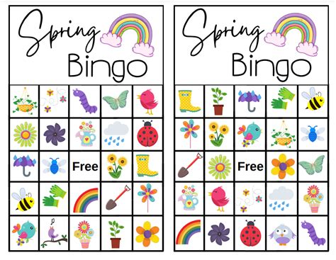 Spring! Bingo Card