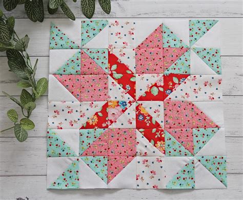 Spring Breeze 12Inch Quilt Block Pattern Quilt block patterns 12