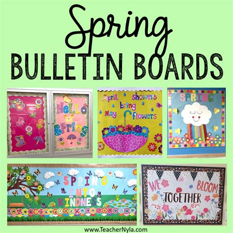 Spring Bulletin Board Spring bulletin, April bulletin boards, Spring