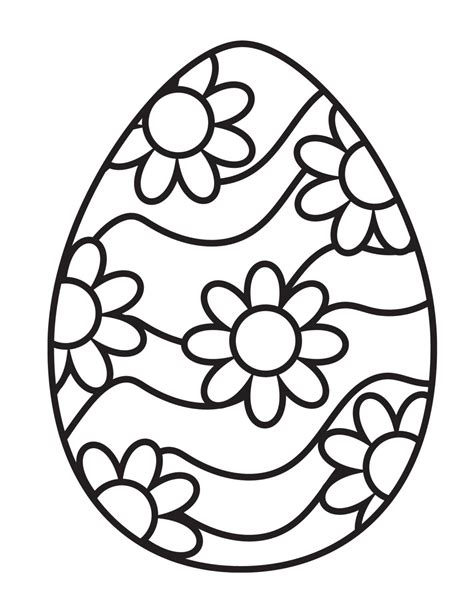 Spring Children and Fun Coloring Page 2 Spring egg Coloring Sheets
