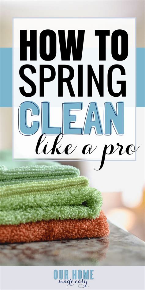 Spring Cleaning Made Easy Tips & Insight Spring cleaning checklist