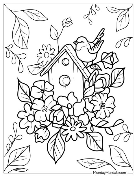 Cute Flower Coloring Pages