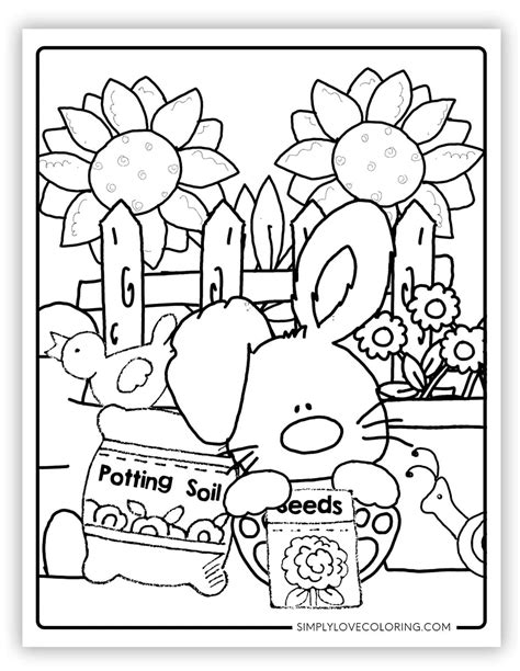 Spring Coloring Pages Packet jesterfarm