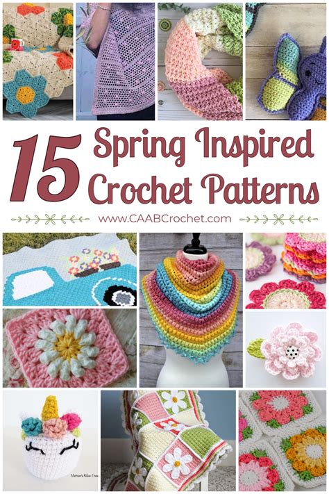 Spring Crochet Patterns CAAB Crochet