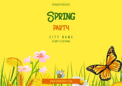 Spring Invitation Template