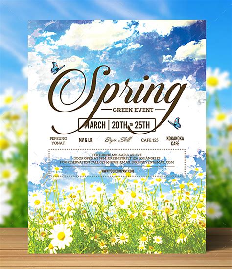 Spring Invitation Templates Free