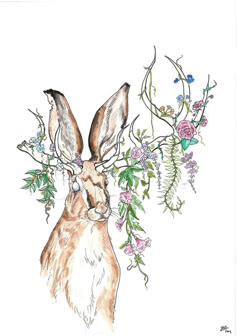 Spring Jackalope r/drawing