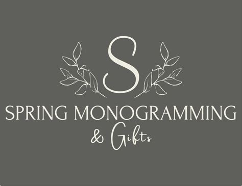 Spring Monogramming And Gifts