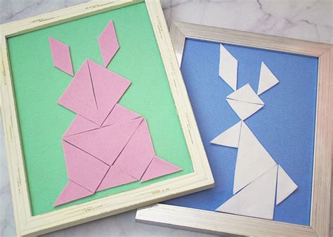 Spring Tangrams Easy Diy Puzzles In Time For Easter Spring