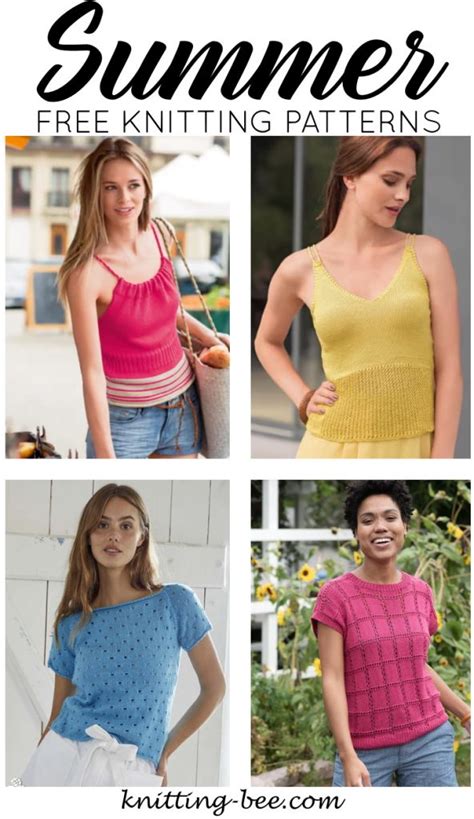 Spring and summer knitting patterns. .  ...