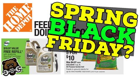 This week my home depot received a huge shipment of Spring Perrenials! And my favorite bagged mulch is on sale 5/$10. Lots of new Inventory to check out. Tha.... 