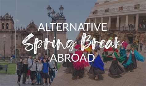 Spring Break Upcoming Program Dates: Spring Break 2024: 03/10/24 to 03/16/24 Program Leader: Name: Greyson Smith ... remission and scholarship programs should pay careful attention to the regulations for using those benefits for study abroad. Ask your financial aid advisor about any limitations.. 