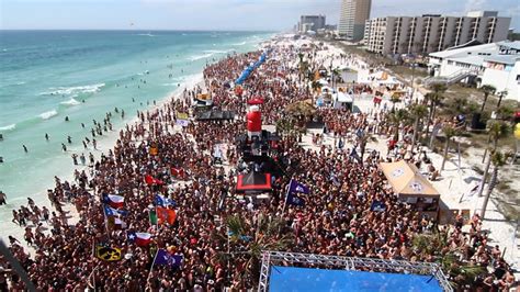 Spring break florida. By the 1990s and early 2000s, Panama City Beach in north-west Florida had become a spring break party hub, too, thanks to TV specials like MTV Spring Break: Panama City Beach (1996). 
