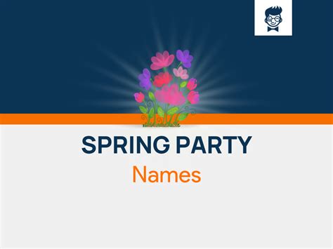 Spring dance name ideas.  Get inspired and try out new things.  Find the ideal catchy nam...