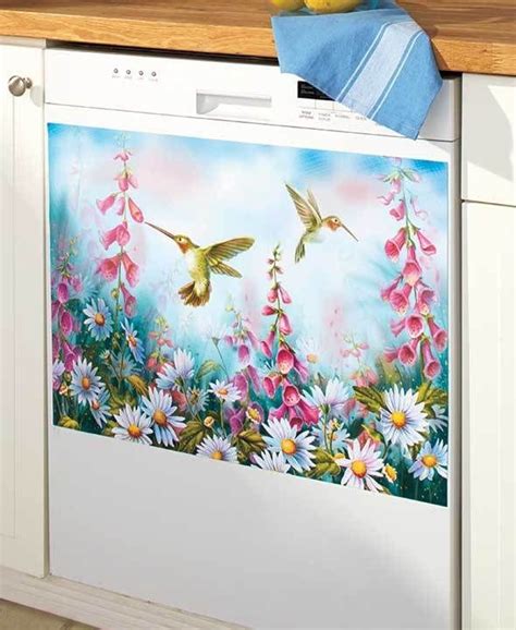 Spring dishwasher magnet. Vase Flowers Kitchen Dishwasher Magnet for Metal Washers,Spring Bird Refrigerator Sticker,Magnetic Dishwasher Door Cover Sheet,Magnetic Panel Vinyl Decals (23in W x 26in H) 4.5 out of 5 stars 126 $34.95 $ 34 . 95 