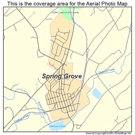 Spring grove map.  Downloadable maps for use on school projects or to show your location with...