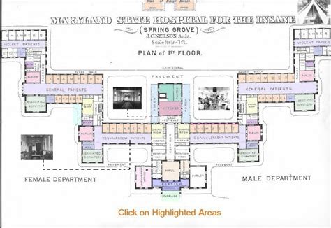 Spring grove map.  Spring Grove Hospital Center, part of Maryland Depa...