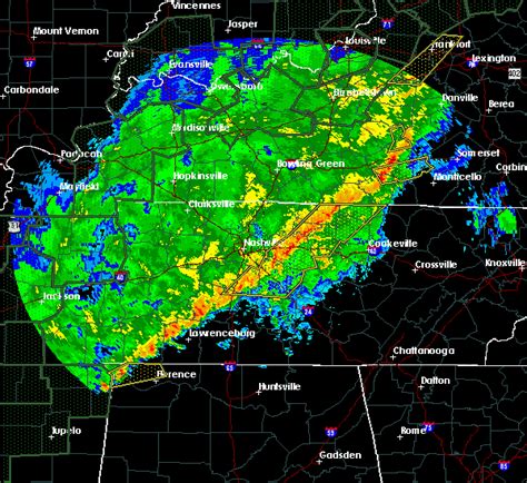 Tennessee Weather Radar. Current and future radar maps for assessing areas of precipitation, type, and intensity. See a real view of Earth from space, providing a detailed view of clouds, weather ... 