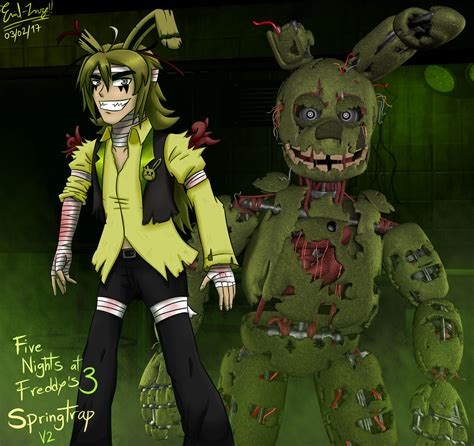 Were you looking for his appearance in FNaF 3? Springtrap (also known as Spring Bonnie, Dark Springtrap, and William Afton) is the main antagonist in Five Nights at Freddy's 3, and returns in Five Nights at Freddy's: Sister Location's Custom Night. He is only seen in the 10/20 mode Cutscene and in the Circus Baby's second teaser. He is a heavily tattered …