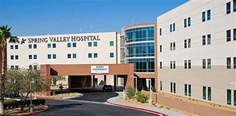 Spring valley hospital las vegas. Located in the Las Vegas Medical District, Valley Hospital has been caring for residents and tourists for more than 40 years. The hospital offers 24/7 emergency care, and is designated as a Primary Stroke Center by The Joint Commission and as a Chest Pain Center with PCI by the American College of Cardiology for its rapid diagnosis, … 
