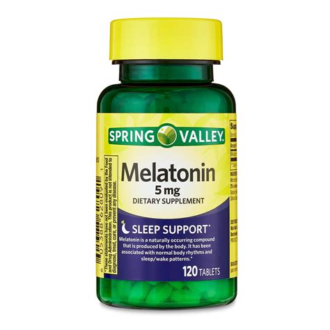 Our Spring Valley Ultra Strength Melatonin Sleep Support Dietary Supplement Fast-Dissolve Tablets are formulated to promote restful sleep.* Each tablet delivers 12 milligrams of melatonin, a naturally occurring compound produced by the body that has been associated with normal body rhythms and sleep/wake patterns.* . Spring valley melatonin