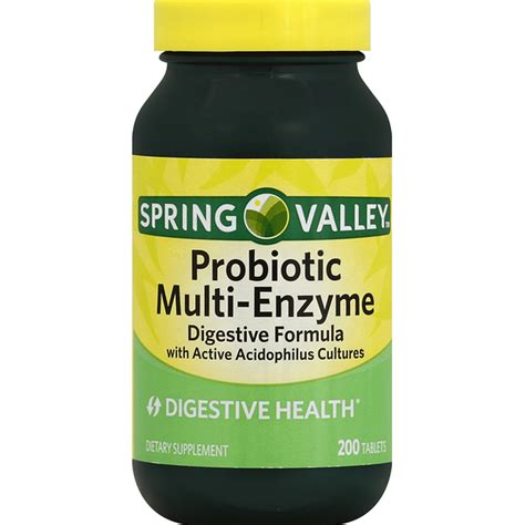 Spring Valley Probiotic Review. Before making any purchase, you will definitely like to ensure the ingredients of a probiotic. Thats what we are exactly up to. The multi-enzyme formula of this probiotic is literally unique and unseen. But the spring valley has a perfect blend of them. Okay, lets make these clear by having a close look at its .... 