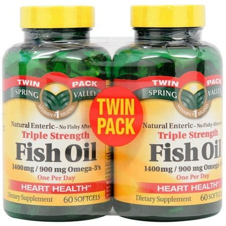 Spring valley triple strength fish oil - Taunt On Water