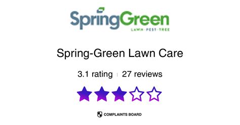 Spring-Green Lawn Care Reviews, Complaints, Customer Service