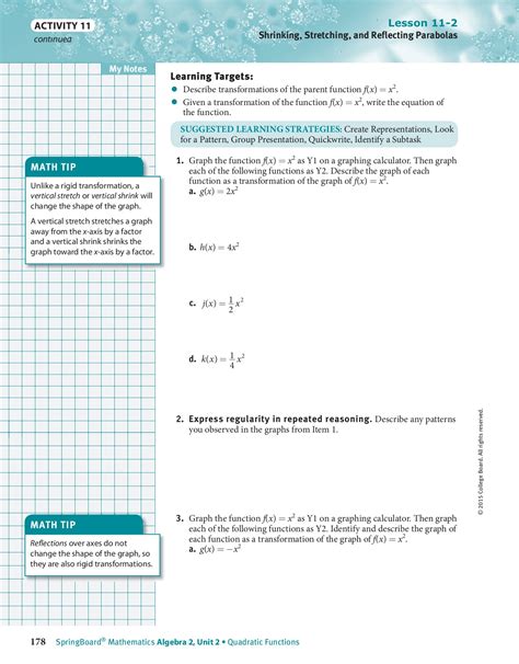Springboard mathematics algebra 1 answer key. Verified. Chapter 1: Creating Equations. Section 1.1: One-Variable Equations. Section 1.2: Two-Variable Equations. Section 1.3: Absolute Value Equations and Inequalities. Page … 