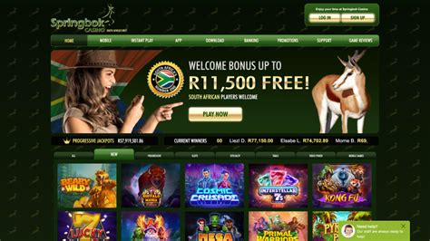 Springbok casino Aussies online