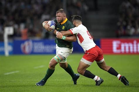 Springboks pull surprise with Reinach at No. 9 for Rugby World Cup quarterfinal vs. France