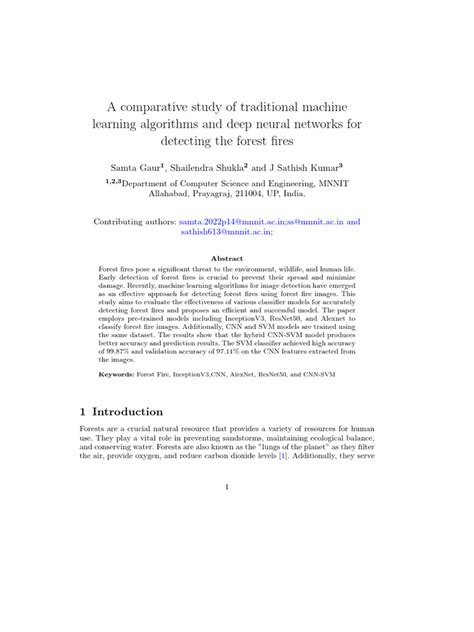 Springer Nature LaTeX Template PDF Support Vector Machine Deep