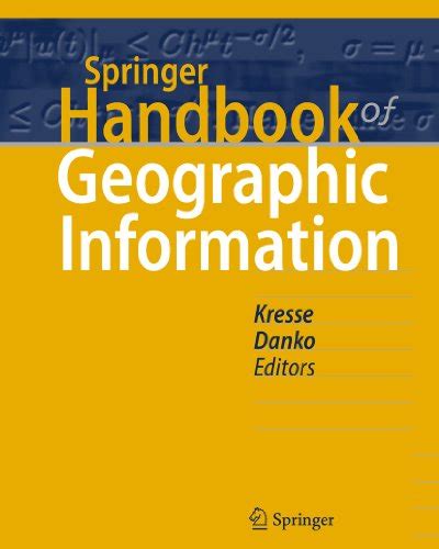 Springer handbook of geographic information by wolfgang kresse. - Massey ferguson mf 180 g d service manual.