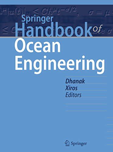 Springer handbook of ocean engineering by manhar r dhanak. - The fantasy sports boss 2016 fantasy baseball draft guide.